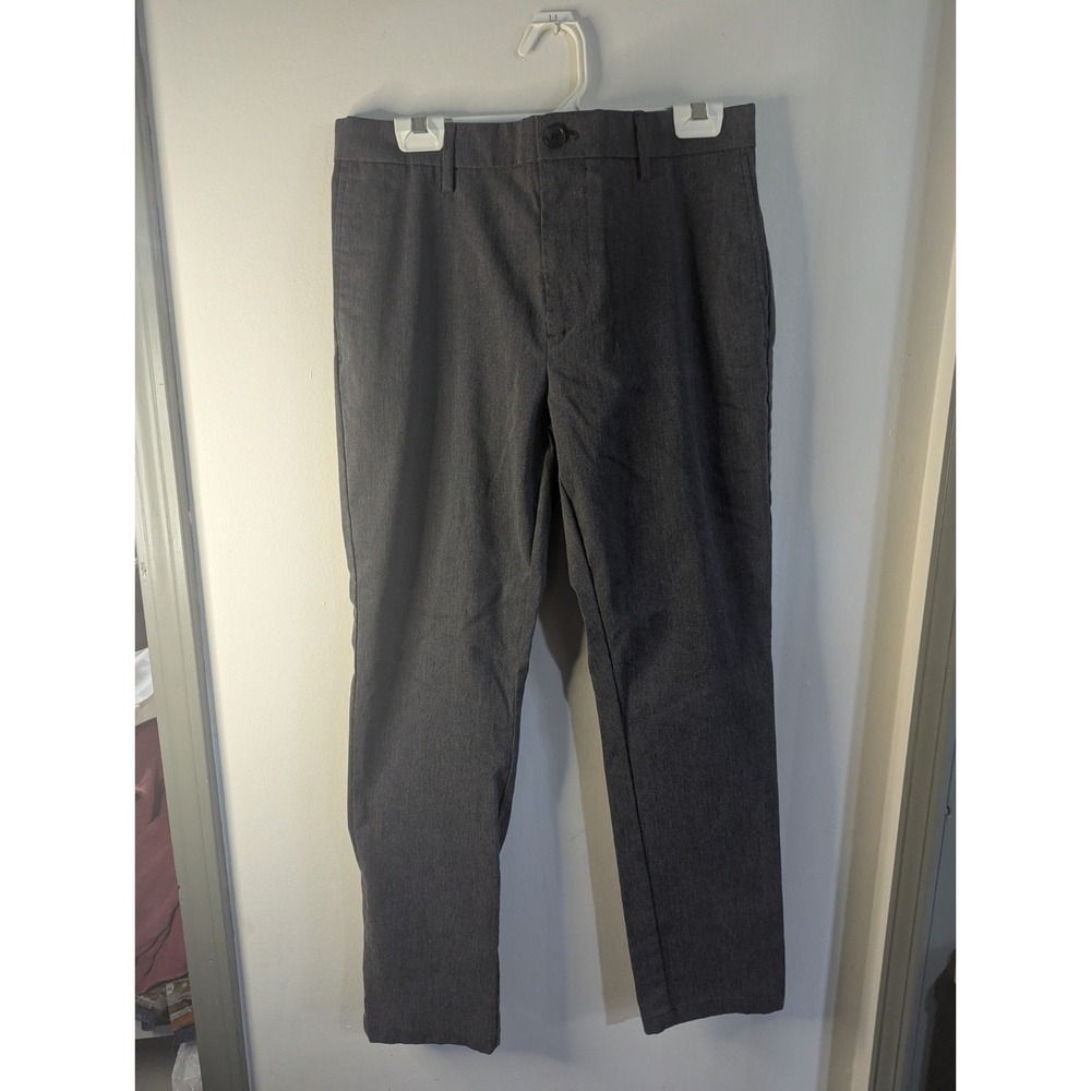 Old Navy Mens Charcoal Ultimate Slim Dress Pants Built-In Flex Size 32x30
